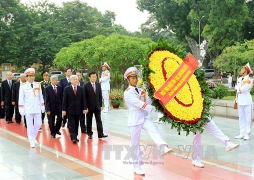 Lãnh đạo Đảng, Nhà nước viếng Chủ tịch Hồ Chí Minh