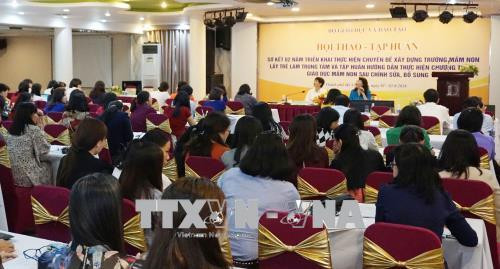 Xây dựng môi trường giáo dục mầm non an toàn, lành mạnh
