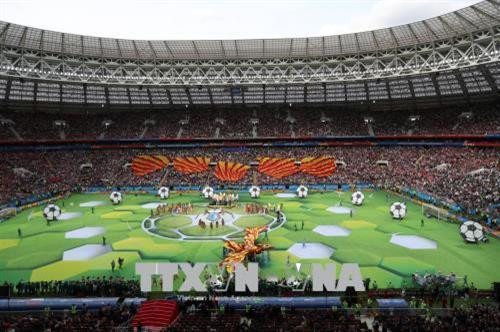 Lễ khai mạc World Cup 2018 sôi động và sâu lắng