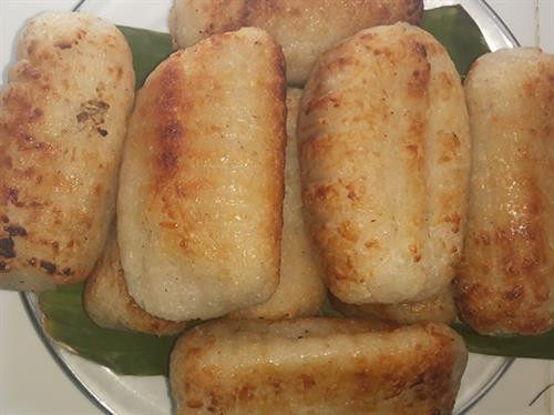 Ngon như trái chuối nướng nếp miền Tây