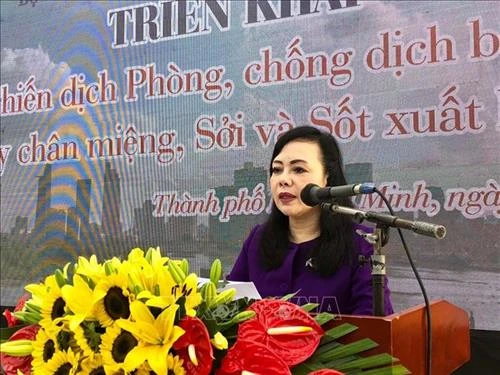 Phát động chiến dịch phòng, chống dịch bệnh tay chân miệng, sởi và sốt xuất huyết
