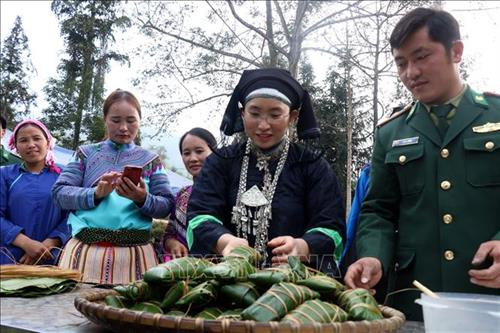 Xuân về trong lòng quân, dân nơi biên thùy Tây Bắc