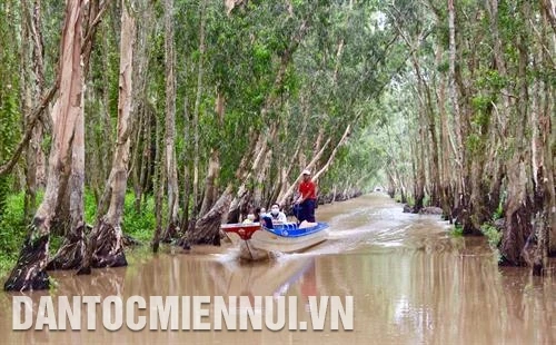Rừng Tràm Sư mùa nước nổi