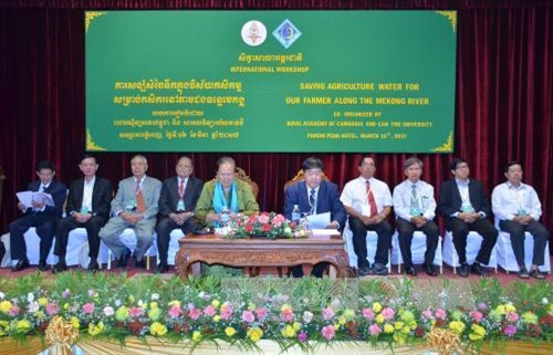 Hãy tiết kiệm nước nông nghiệp cho nông dân sông Mê Công