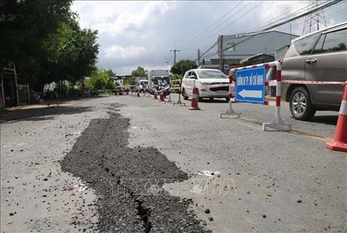 Ngừng lưu thông trên tuyến Quốc lộ 91 đoạn qua xã Bình Mỹ (An Giang) từ tối 30/7