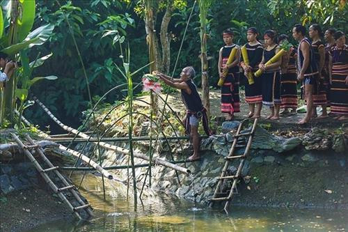 Tái hiện Lễ mừng lúa mới dân tộc Xơ Đăng tỉnh Kon Tum
