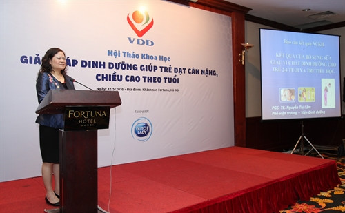 50% trẻ em có khẩu phần ăn không đủ vi chất dinh dưỡng