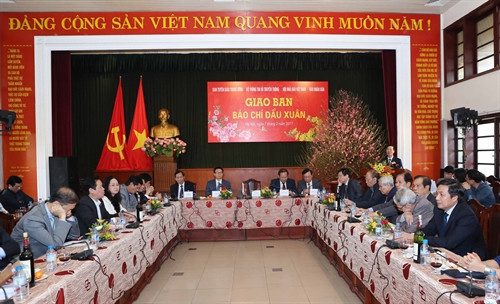 Giao ban báo chí đầu Xuân