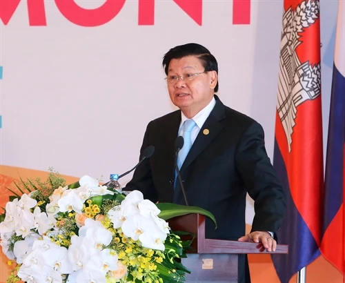 Thủ tướng Lào Thongloun Sisoulith tới Việt Nam, đồng chủ trì Kỳ họp 39 Ủy ban liên Chính phủ Việt Nam - Lào