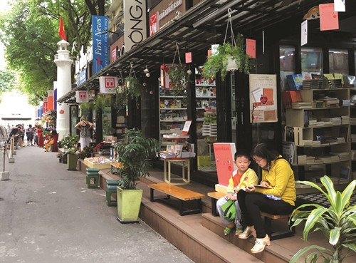 Đường sách mở ra không gian văn hóa tri thức độc đáo