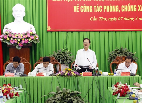 Chỉ thị của Thủ tướng Chính phủ về triển khai các biện pháp cấp bách ứng phó xâm nhập mặn ở ĐBSCL