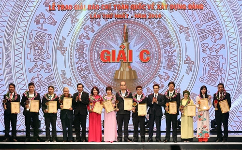 Trao giải báo chí toàn quốc về Xây dựng Đảng lần thứ Nhất