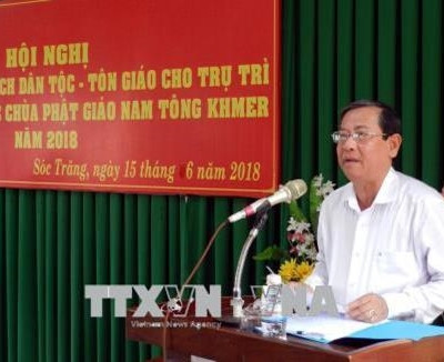 Sóc Trăng triển khai chính sách dân tộc đến các sư sãi, chức sắc tôn giáo