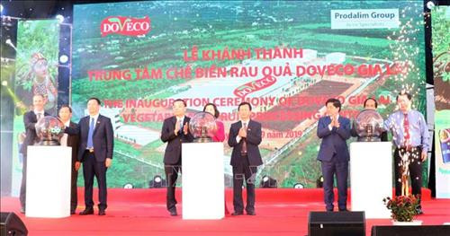 Khánh thành Trung tâm chế biến rau quả lớn nhất khu vực Tây Nguyên