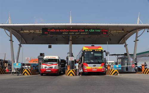 Vé xe Tết tại Cần Thơ tăng không quá 40%