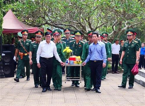 Hà Giang truy điệu và an táng hài cốt các liệt sỹ tại Nghĩa trang liệt sỹ quốc gia Vị Xuyên