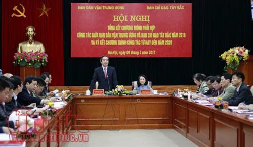 Tăng cường phối hợp giữa Ban Chỉ đạo Tây Bắc và các địa phương trong vùng