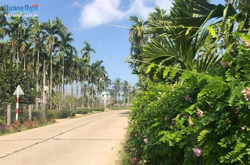 Dấu ấn huyện nông thôn mới đầu tiên của Quảng Ngãi