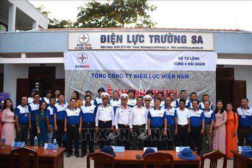 Tập đoàn Điện lực Việt Nam đảm bảo cung cấp điện liên tục tại các điểm đảo Trường Sa