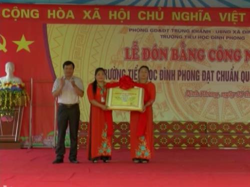 Cao Bằng nỗ lực xây dựng trường đạt chuẩn quốc gia