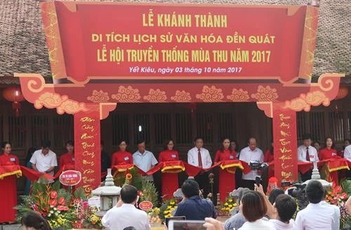 Bảo tồn Di tích lịch sử văn hóa quốc gia đền Quát, Hải Dương