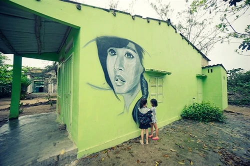 Đẹp mê mẩn “ngôi làng bích họa” Tam Thanh