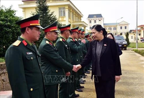 Phó Chủ tịch Thường trực Quốc hội Tòng Thị Phóng thăm và chúc Tết tại Sơn La