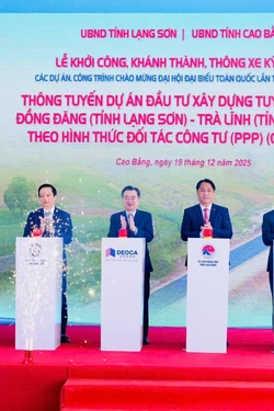 Thông tuyến giai đoạn 1 cao tốc Đồng Đăng – Trà Lĩnh