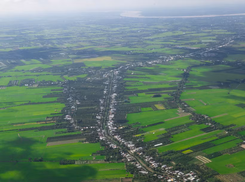 Đồng bằng sông Cửu Long được coi là vựa lúa, vựa thủy sản của đất nước, nơi có điều kiện thuận lợi phát triển nông nghiệp với hơn 2,5 triệu ha đất nông nghiệp được bồi đắp phù sa màu mỡ. Ảnh: Trọng Chính
