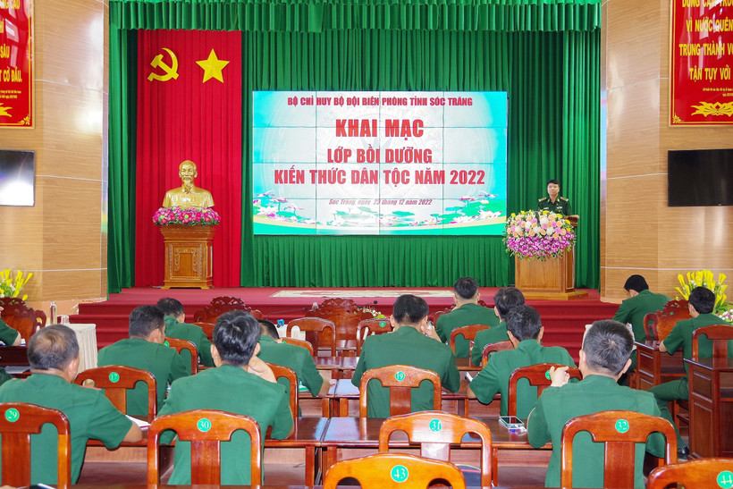 Quang cảnh lớp bồi dưỡng kiến thức dân tộc năm 2022. Ảnh: Trung Hiếu - TTXVN 