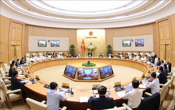 Thủ tướng Nguyễn Xuân Phúc phát biểu. Ảnh: Thống Nhất - TTXVN