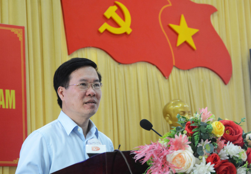 Ủy viên Bộ Chính trị, Thường trực Ban Bí thư Trung ương Đảng Võ Văn Thưởng. Ảnh: Văn Dũng - TTXVN 