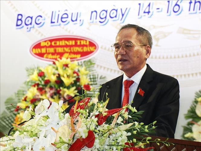Ông Lữ Văn Hùng tái đắc cử Bí thư Tỉnh ủy Bạc Liêu