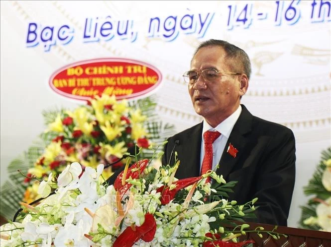 Ông Lữ Văn Hùng tái đắc cử Bí thư Tỉnh ủy Bạc Liêu