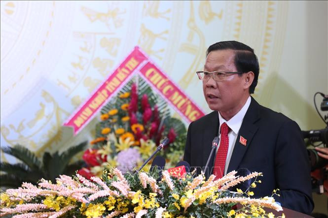 Đồng Chí Phan Văn Mãi, Ủy viên Trung ương Đảng, Bí thư Tỉnh ủy Bến Tre nhiệm kỳ 2020-2025. Ảnh: Huỳnh Phúc Hậu - TTXVN