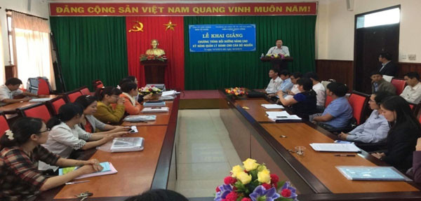 Cán bộ nguồn tham gia các chương trình bồi dưỡng. Ảnh: daknong.gov.vn