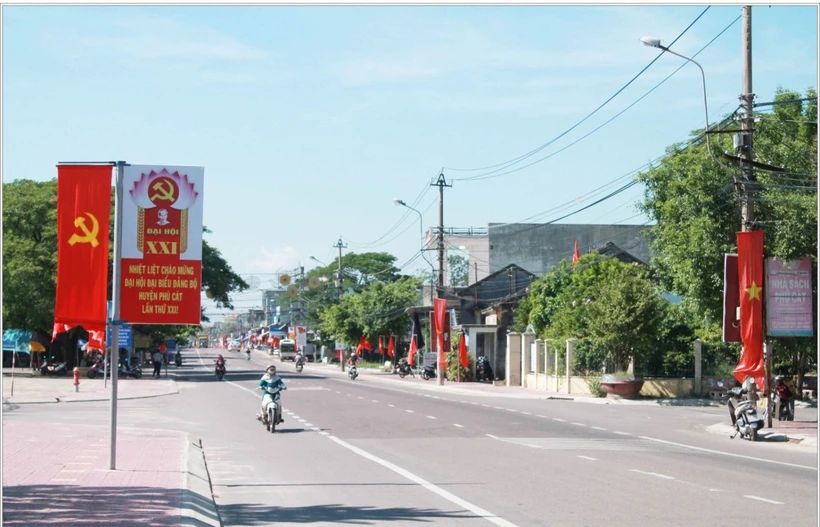 Đô thị Phù Cát hôm nay. Ảnh:phucat.binhdinh.gov.vn 