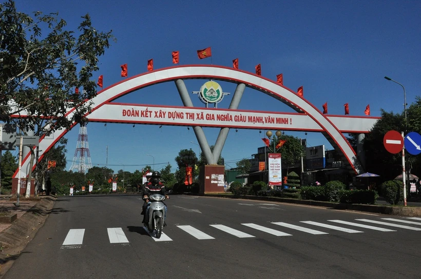 Thành phố Gia Nghĩa tỉnh Đắk Nông.Nguồn: baodautu.vn