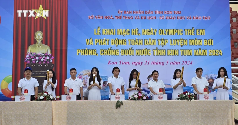 Kon Tum phát động phong trào toàn dân tập luyện môn bơi phòng, chống đuối nước