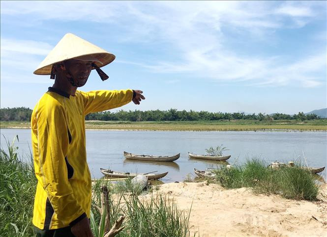 Khu vực xảy ra sự việc đau lòng. Ảnh: TTXVN phát