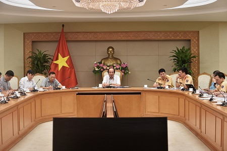 Bộ trưởng, Chủ nhiệm Văn phòng Chính phủ Mai Tiến Dũng chủ trì cuộc họp. Ảnh: vpcp.chinhphu.vn