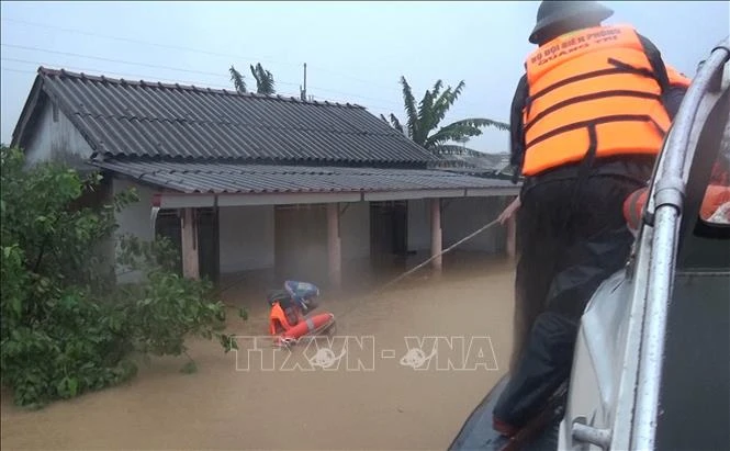Quảng Trị: Lũ các sông lên lại rất nhanh