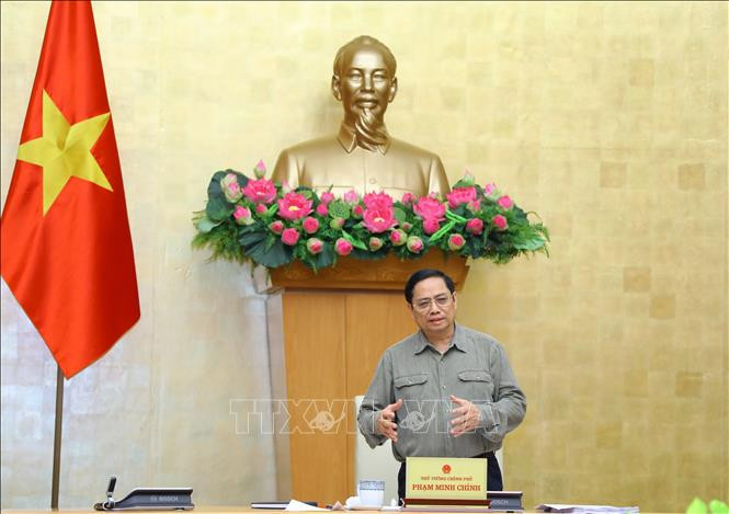 Thủ tướng Chính phủ Phạm Minh Chính phát biểu. Ảnh: Văn Điệp - TTXVN