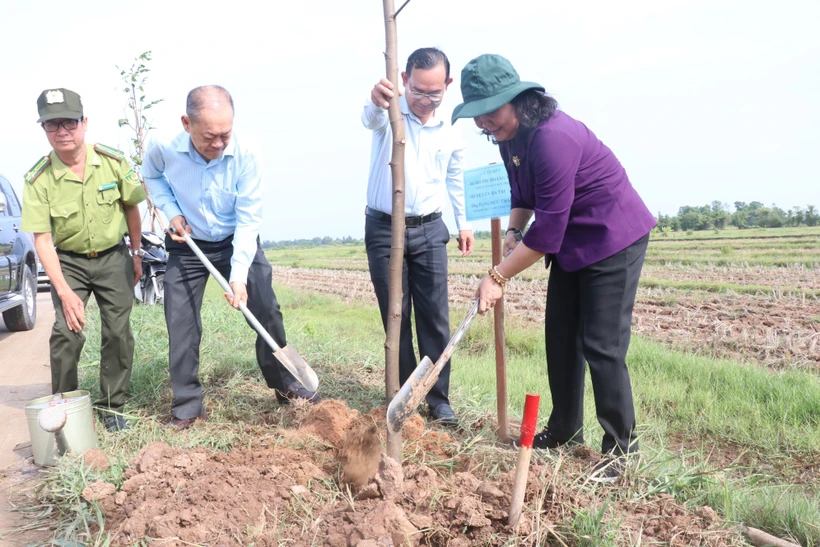 Kỷ niệm Ngày sinh Chủ tịch Hồ Chí Minh: Bến Tre trồng cây nhớ Bác