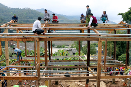 Đề án sẽ hỗ trợ đối với các đối tượng thuộc diện gia đình chính sách, hộ nghèo còn khó khăn về nhà ở. Ảnh : baoyenbai.com.vn 