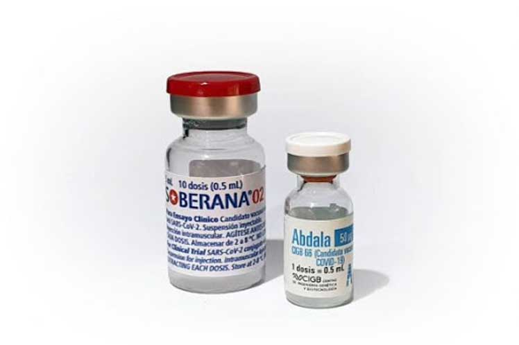 Hai loại vaccine phòng COVID-19 của Cuba là Abdala và Soberana 02. Ảnh: healthpolicy-watch.news 