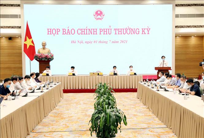 Quang cảnh cuộc họp báo. Ảnh: Phạm Kiên - TTXVN