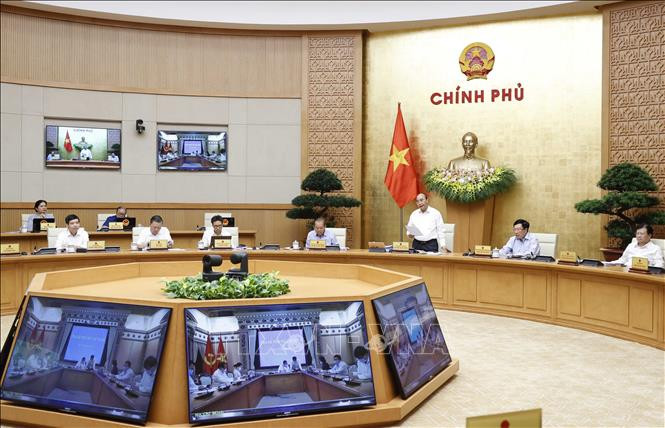 Thủ tướng Nguyễn Xuân Phúc phát biểu. Ảnh: Thống Nhất – TTXVN 