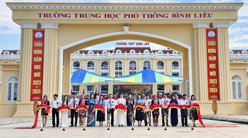 Năm học 2023 - 2024, huyện biên giới miền núi Bình Liêu có ngôi trường mới khang trang