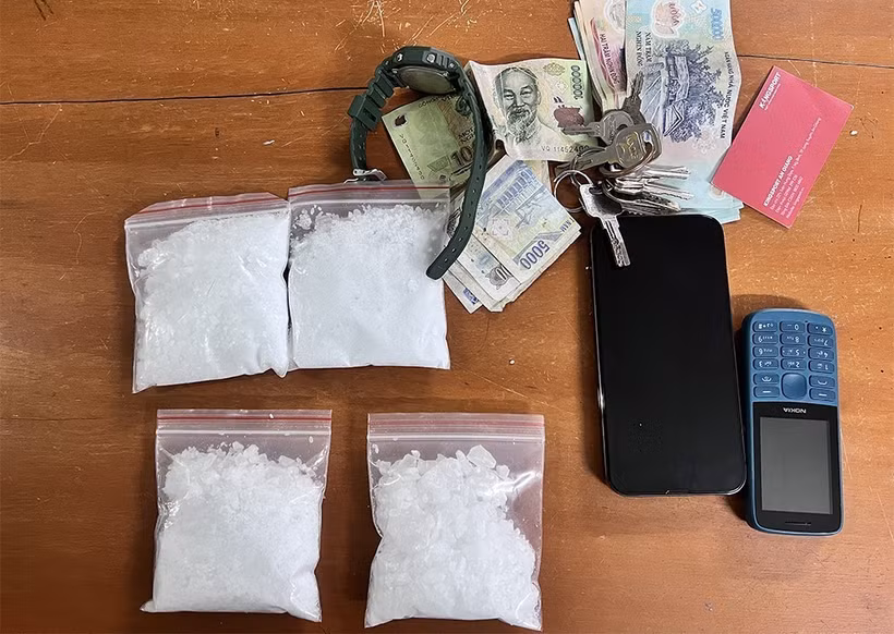 Tang vật bị lực lượng chức năng thu giữ. Ảnh: TTXVN phát 